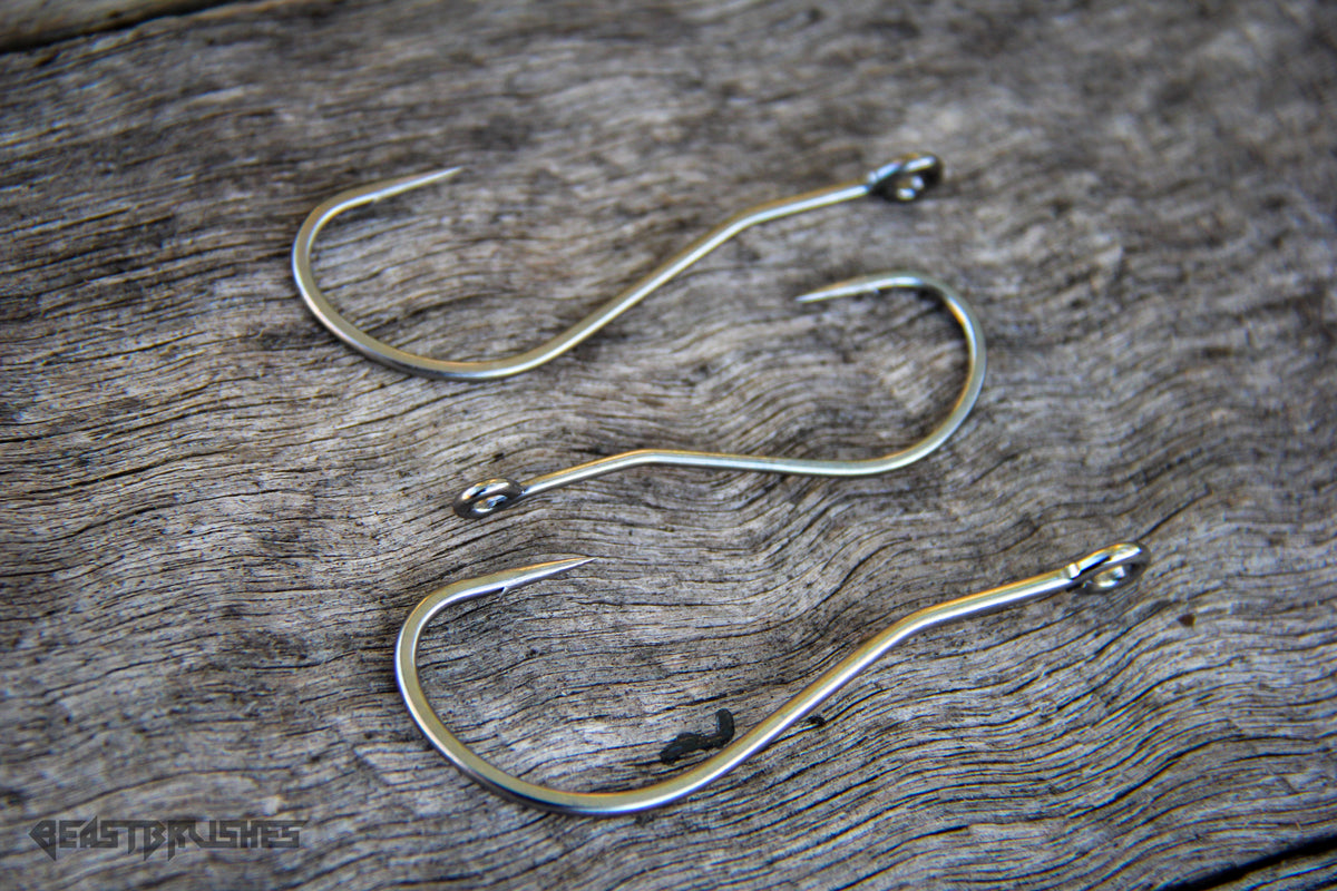 best silver fish hooks Ahrex SALTWATER RANGE SA258 CA Bendback – Beast Brushes Inc
