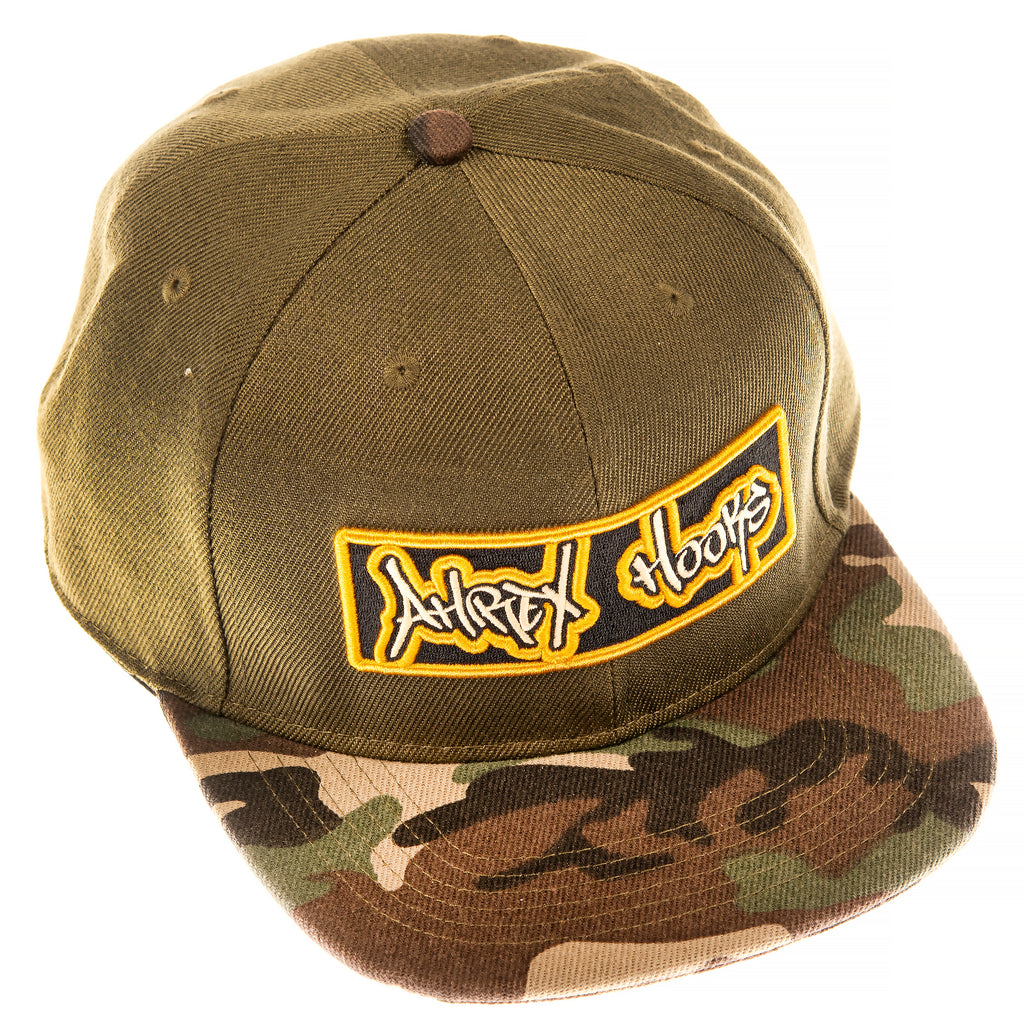 Ahrex Flat Brim Patch Cap Camo