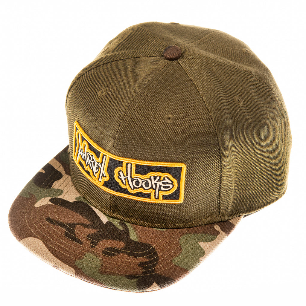 Ahrex Flat Brim Patch Cap Camp Side View