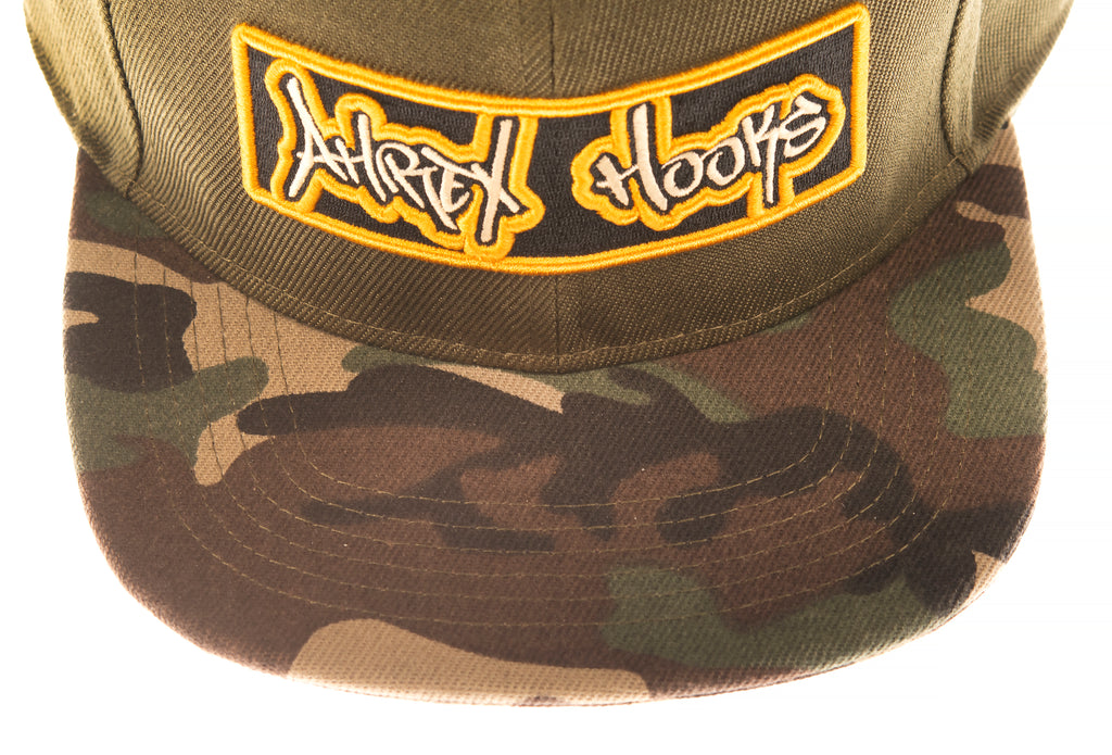 Ahrex Flat Brim Patch Cap Camo