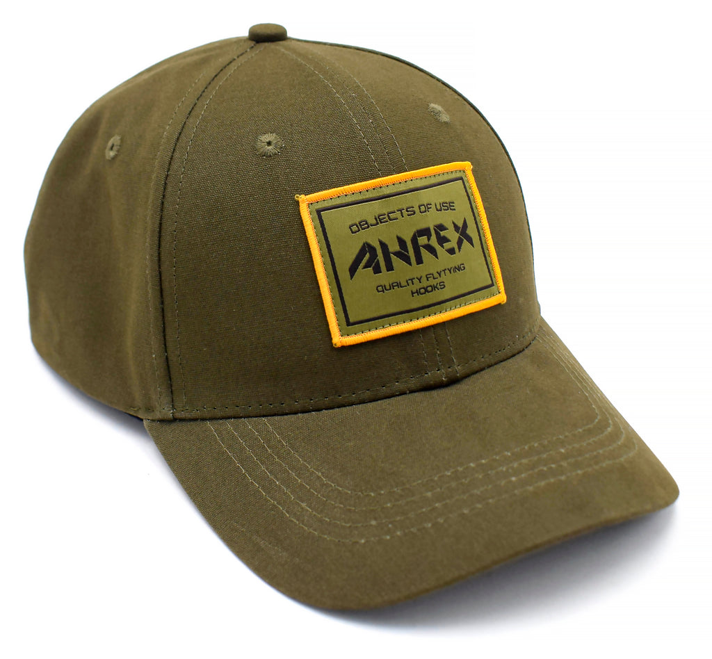 Ahrex Woven Patch Hat Green Side View