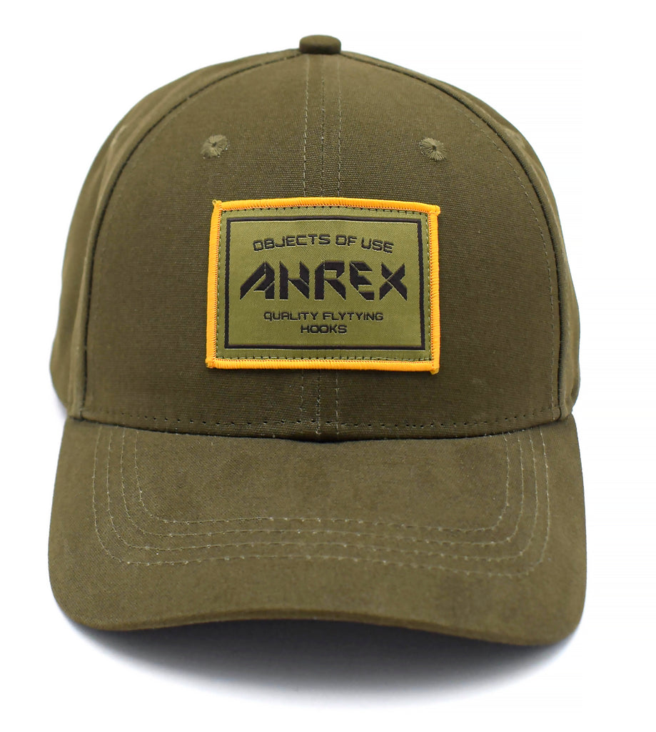 Ahrex Woven Patch Cap Green Front View