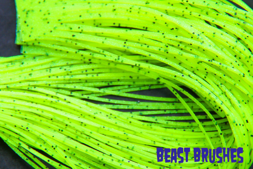 Hareline Loco Legs Silicone fly tying Chartreuse