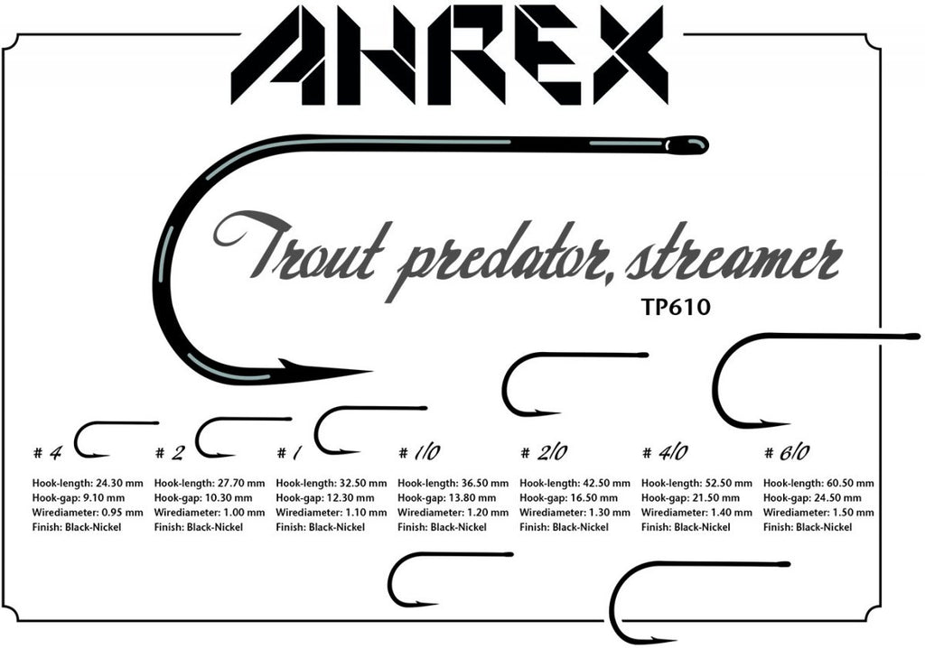 Ahrex TP610 Trout Predator Streamer – Beast Brushes Inc